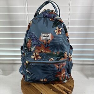 Herschel Nova Mid-Volume Backpack Rucksack Summer Floral Heaven Blue